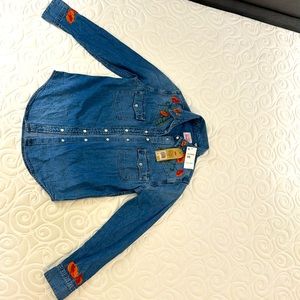 Size extra small Levi Strauss button-down denim top